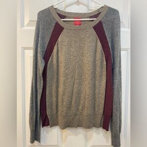 Revolve's John & Jenn Color Block Sweater Lightweight Long Sleeve Women's Size M